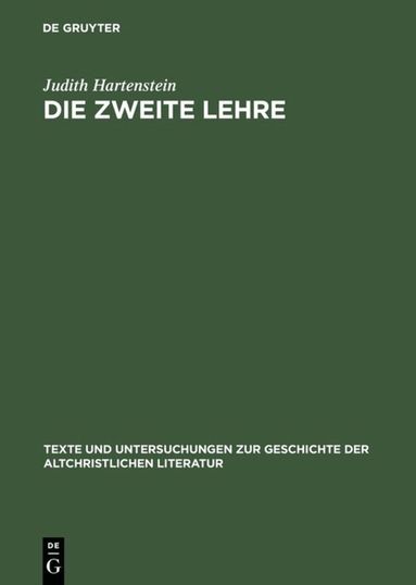 Judith Hartenstein - Die Zweite Lehre, Inbunden