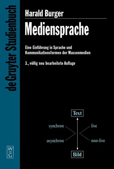Harald Burger - Mediensprache, Häftad