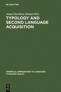 bokomslag Typology and Second Language Acquisition
