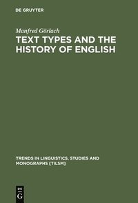 bokomslag Text Types and the History of English