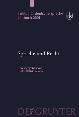 Ulrike HaB-Zumkehr - Sprache Und Recht, Inbunden