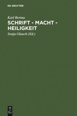 bokomslag Schrift - Macht - Heiligkeit