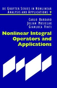 bokomslag Nonlinear Integral Operators and Applications