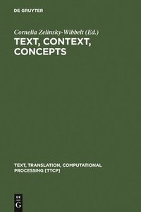 bokomslag Text, Context, Concepts