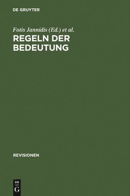 bokomslag Regeln der Bedeutung