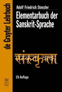 bokomslag Elementarbuch der Sanskrit-Sprache