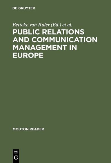 Betteke van Ruler, Dejan Vercic - Public Relations and Communication Management in Europe, Häftad
