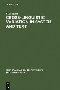 bokomslag Cross-Linguistic Variation in System and Text