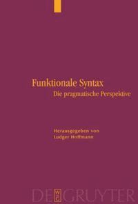 bokomslag Funktionale Syntax