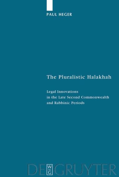 bokomslag Pluralistic Halakhah