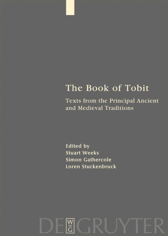 Stuart Weeks, Simon Gathercole, Loren Stuckenbruck - Book of Tobit, Inbunden