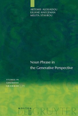 Noun Phrase in the Generative Perspective 1