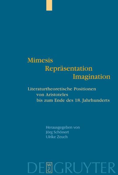 Jörg Schönert, Ulrike Zeuch - Mimesis - Repräsentation - Imagination, Inbunden