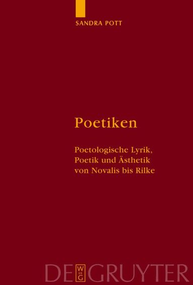 Sandra Pott - Poetiken, Inbunden