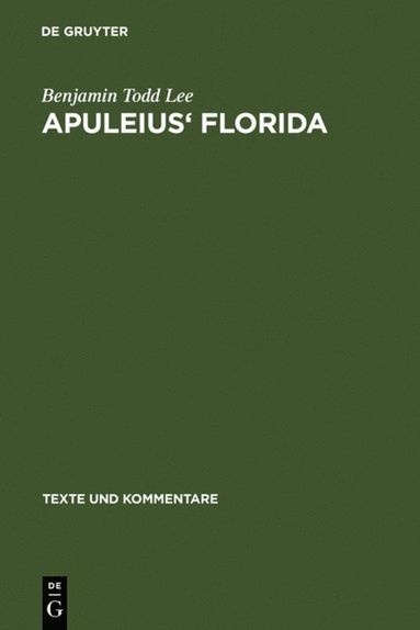 bokomslag Apuleius' Florida