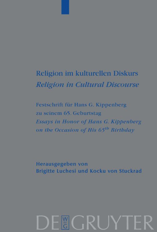 Religion im kulturellen Diskurs / Religion in Cultural Discourse 1