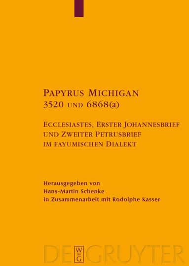 bokomslag Papyrus Michigan 3520 und 6868(a)