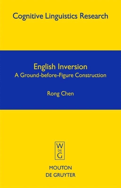 Rong Chen - English Inversion, Inbunden