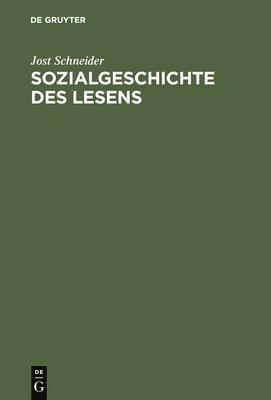 bokomslag Sozialgeschichte des Lesens