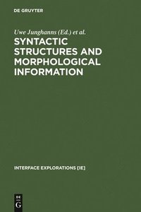 bokomslag Syntactic Structures and Morphological Information