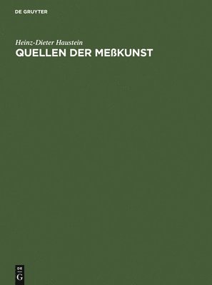 bokomslag Quellen der Meßkunst