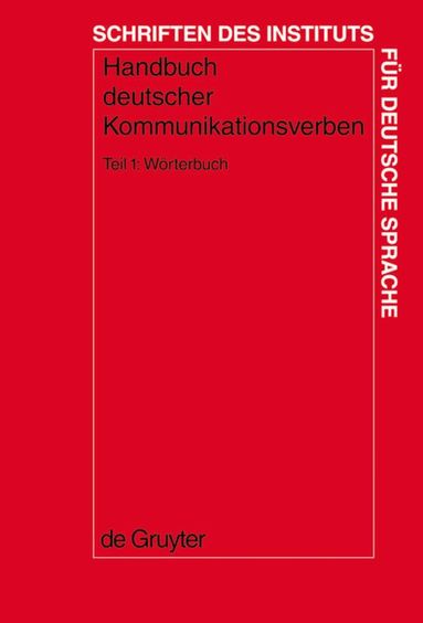 Gisela Harras, Edeltraud Winkler, Sabine Erb, Kristel Proost - Wörterbuch, Inbunden