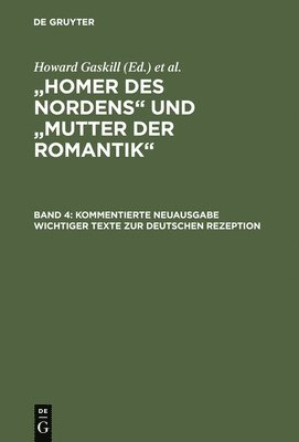 Kommentierte Neuausgabe wichtiger Texte zur deutschen Rezeption 1