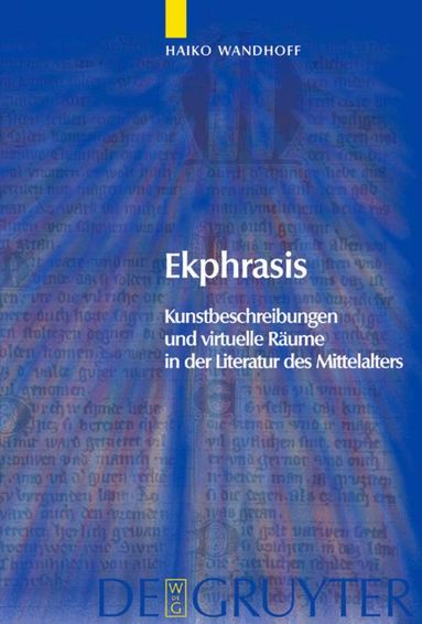 Haiko Wandhoff - Ekphrasis, Inbunden