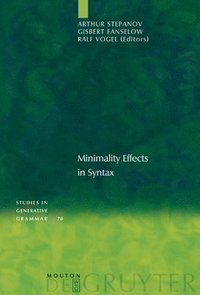 bokomslag Minimality Effects in Syntax