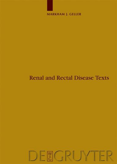 bokomslag Renal and Rectal Disease Texts