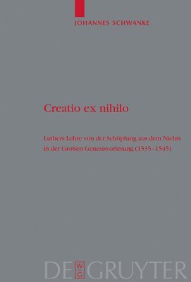 Creatio Ex Nihilo 1