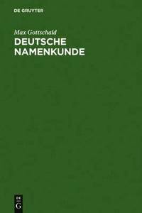 bokomslag Deutsche Namenkunde