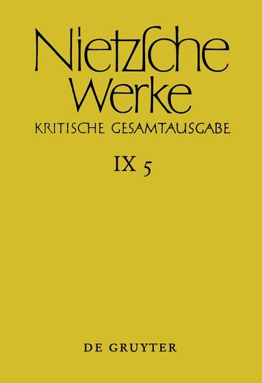 Friedrich Nietzsche, Marie-Luise Haase, Thomas Riebe, Beat Röllin, René Stockmar, Jochen Strobel, Franziska Trenkle - Arbeitsheft W I 8, Inbunden