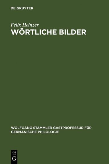 Felix Heinzer - Wörtliche Bilder, Inbunden