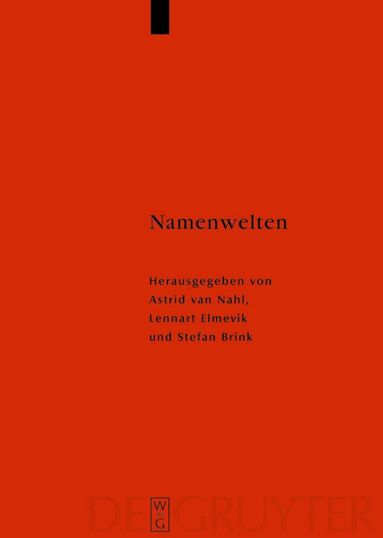 Astrid van Nahl, Lennart Elmevik, Stefan Brink - Namenwelten, Inbunden
