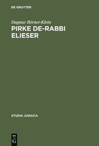 bokomslag Pirke de-Rabbi Elieser