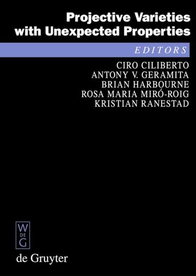 Ciro Ciliberto, Anthony V. Geramita, Brian Harbourne, Rosa Maria Miró-Roig, Kristian Ranestad - Projective Varieties with Unexpected Properties, Inbunden