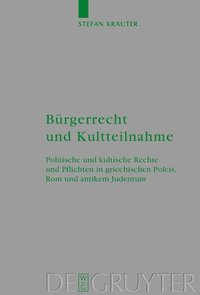 bokomslag Burgerrecht Und Kultteilnahme