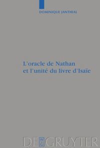 bokomslag L'oracle de Nathan et l'unité du livre d'Isaïe