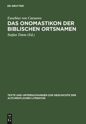 bokomslag Das Onomastikon der biblischen Ortsnamen