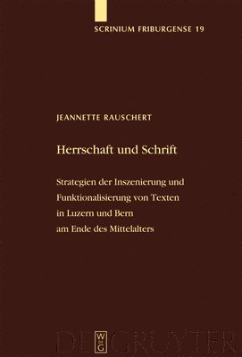 bokomslag Herrschaft und Schrift