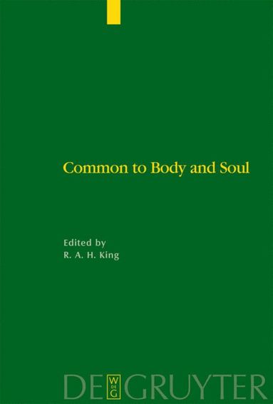 bokomslag Common to Body and Soul