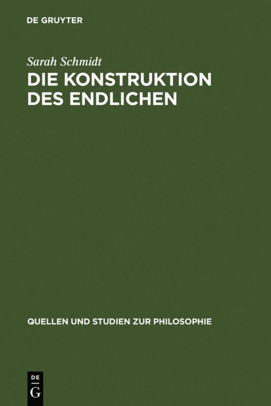 Sarah Schmidt - Die Konstruktion des Endlichen, Inbunden