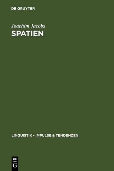 Joachim Jacobs - Spatien, Inbunden