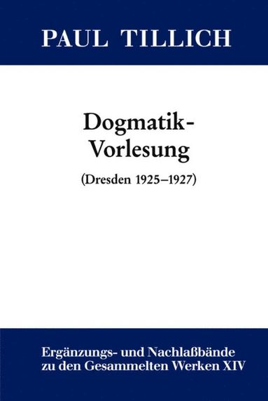 bokomslag Dogmatik-Vorlesung