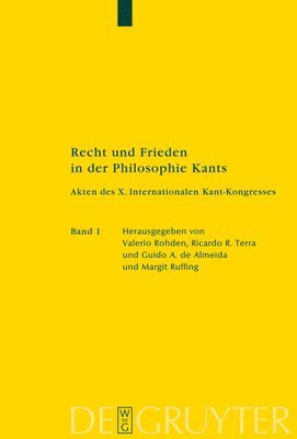 Recht und Frieden in der Philosophie Kants 1