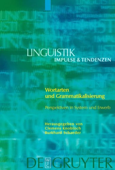 bokomslag Wortarten und Grammatikalisierung