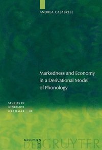 bokomslag Markedness and Economy in a Derivational Model of Phonology