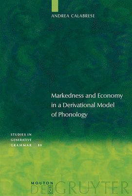 Markedness and Economy in a Derivational Model of Phonology 1