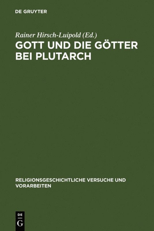 Gott und die Gtter bei Plutarch 1